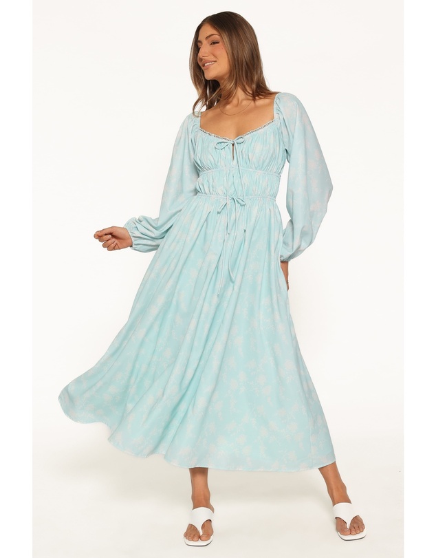 Petal & Pup - Maureen Maxi Dress - Green Spring Ditsy