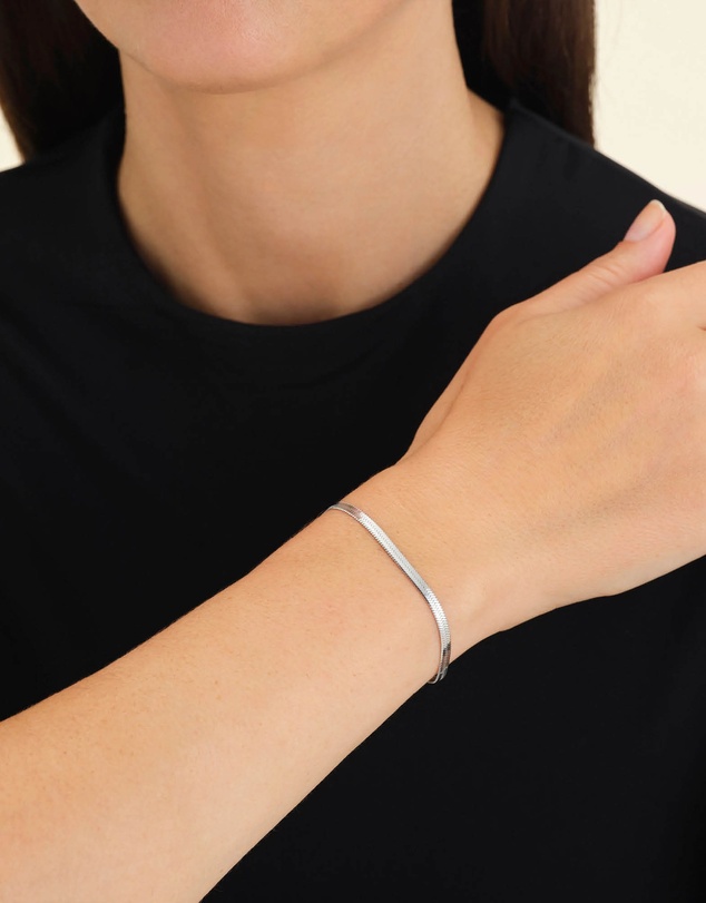 Rosefield - Silver Snake Bracelet