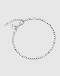 Najo - Quadrille Silver Bracelet (18.5cm+ext)