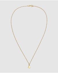 Elli Jewelry - Necklace with Heart Pendant 925 Sterling Silver Gold-plated