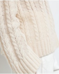 AERE - Zahra Cable Knit Jumper