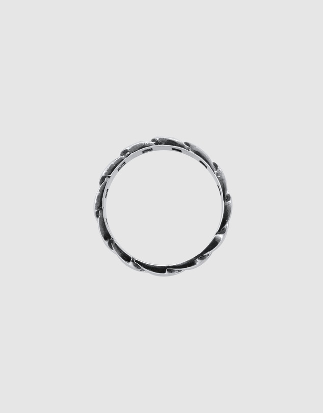 Kuzzoi - ICONIC EXCLUSIVE - Chunky Band Ring in Oxidised 925 Sterling Silver