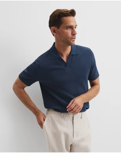 Country Road - Australian Cotton Waffle Polo