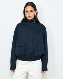 AERE - Ines Funnel Neck Bomber
