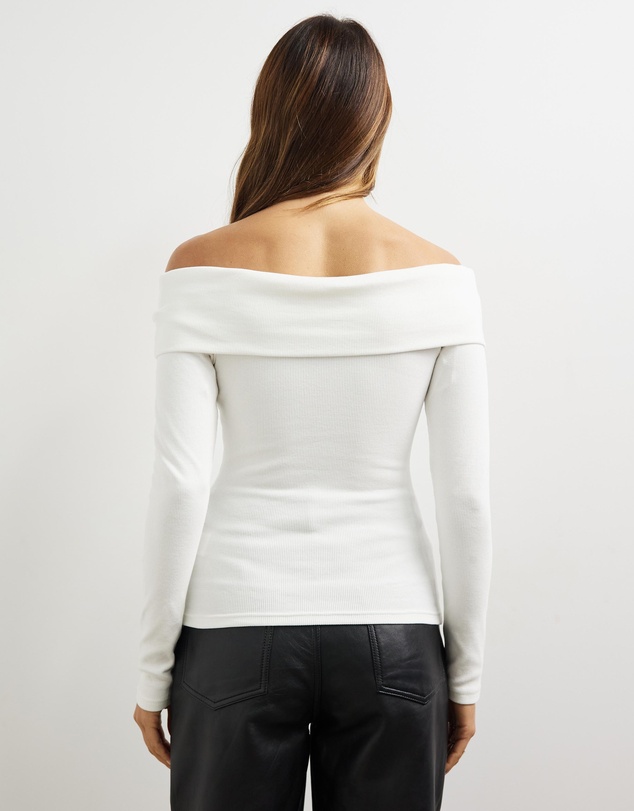 Minima Esenciales - Alita Off Shoulder Jersey Top