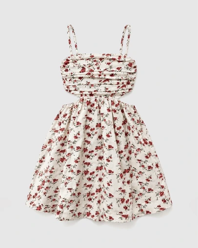 Bardot Junior - Zarela Rosette Print Dress - Kids-Teens