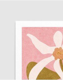 Olive et Oriel - Abstract Flowers I by Raissa Oltmanns Art Print