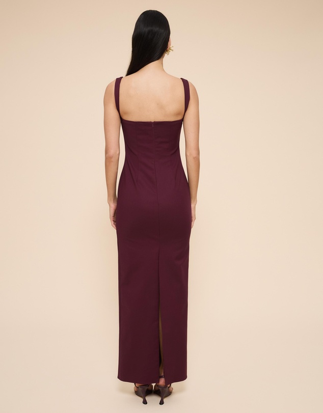 CHANCERY - Belle Square Neck Bodycon Midi Dress