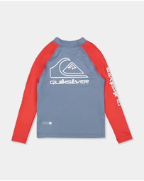 Quiksilver - Boys 8 to 16 On Tour Long Sleeve Rash Vest