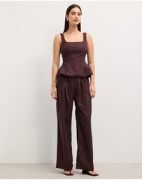 The Fated - Camille Square Neck Top