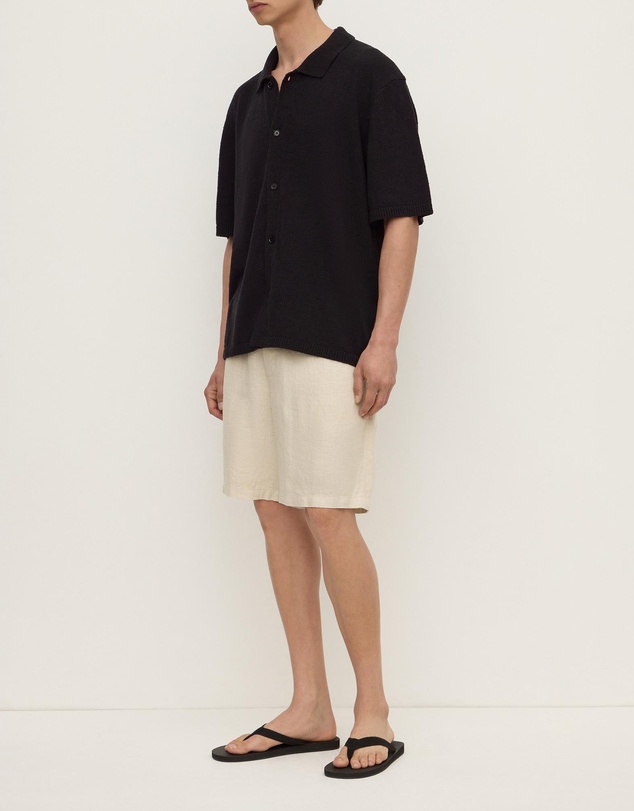 Assembly Label - Lance Boucle Knit Short Sleeve Shirt