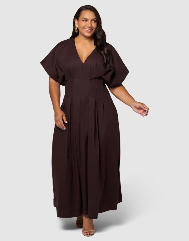 Pink Dusk by Curve Project - Magnetic Pull Maxi Dress