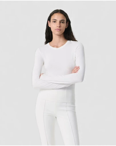 rag & bone - Luca Jersey Slim Long Sleeve Tee