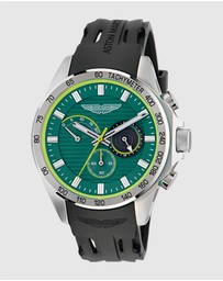 Aston Martin - HDL Podium Green Black Silicone Strap Watch