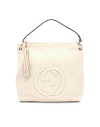 Pre-Loved by Azura Reborn - Pre-Loved Large Pebbled Calfskin Soho Convertible Hobo