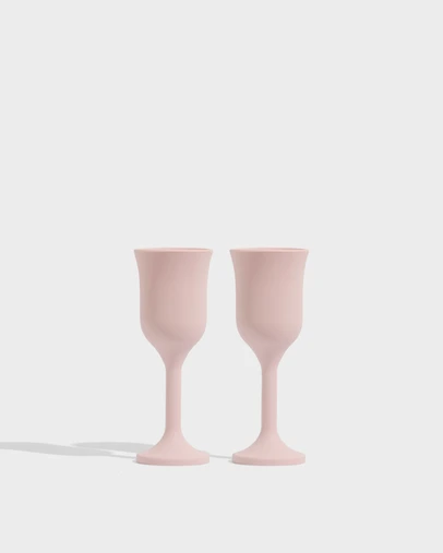 STYLD. - 2pc STYLD. Sweetheart Celebration Flute Set Silicone 150ml Petal