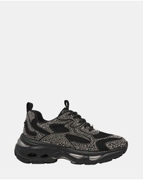 Steve Madden - Zonar-R Black/Pewter Sneakers