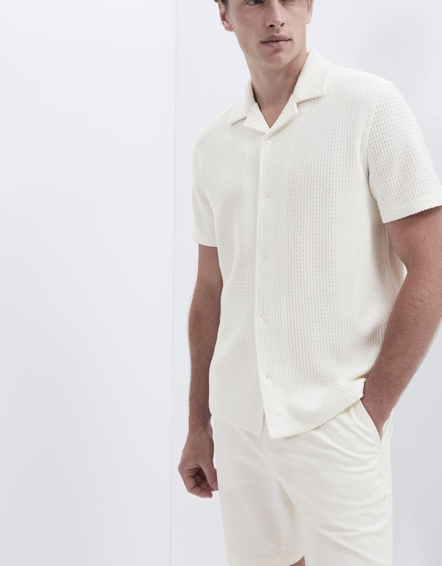 UNISON - Open Weave Regular Fit Shirt
