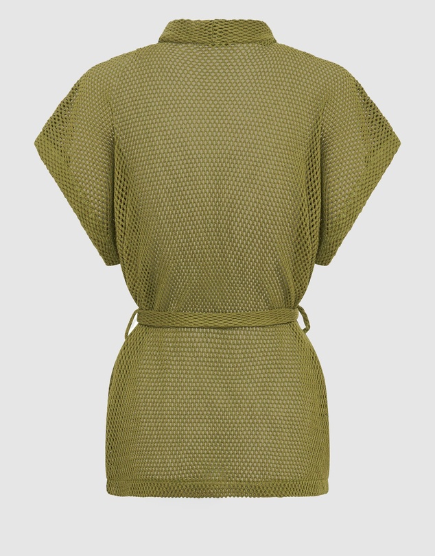 Arms Of Eve - Sardinia Wrap Top - Pistachio