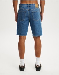 Cotton On - Loose Straight Denim Short
