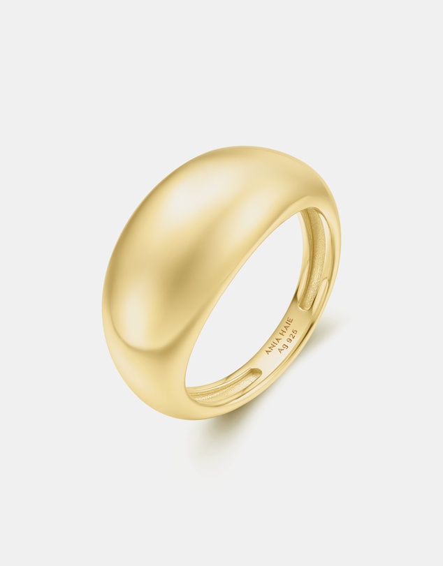 Ania Haie - Gold Bold Dome Ring