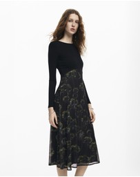 Desigual - Midi dress combined M Christian Lacroix