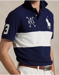 Polo Ralph Lauren - Custom Slim Fit Big Pony Mesh Polo Shirt