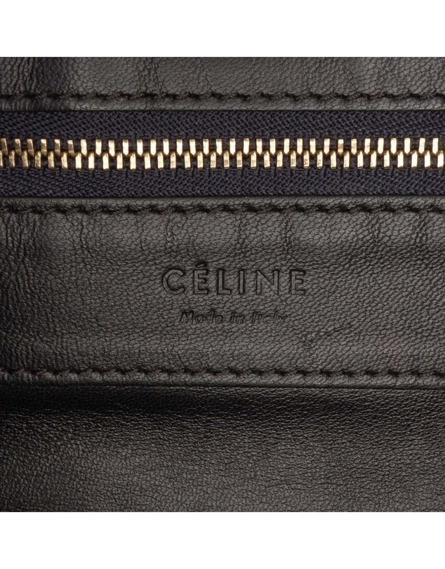 Pre-Loved by Azura Reborn - Pre-Loved Small Bicolor Suede and Calfskin Vertical Cabas Tote