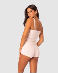 EDIKTED - Mariana Pointelle Tank Top