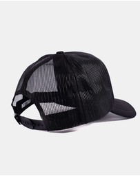 Fallen Footwear - Fallen Footwear Rwtf Hat Flat Visor Printed Logo - Black/White