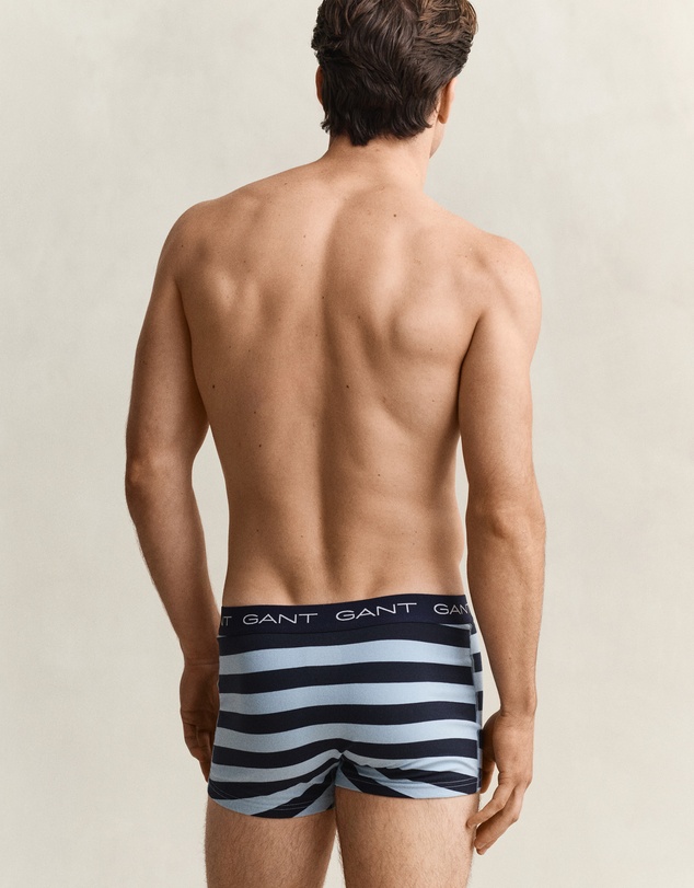Gant - 3 Pack Stripe Trunks