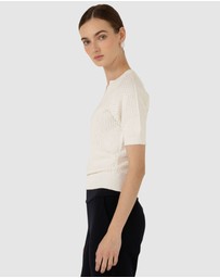 SACHA DRAKE - Henley Knit Top