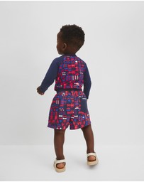 Country Road - Lobster Geometric Board Short