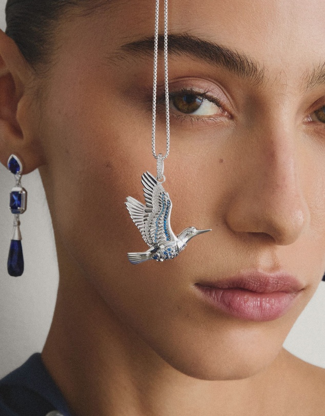 THOMAS SABO - THOMAS SABO Pendant kingfisher with stones
