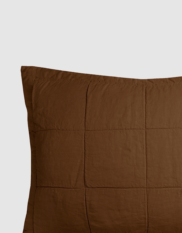Bambury - Linen Quilted Pillow Sham