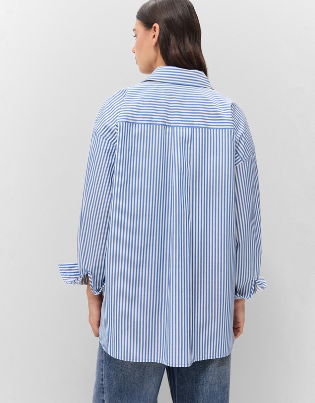 UNISON - Oversized Cotton Stripe Shirt