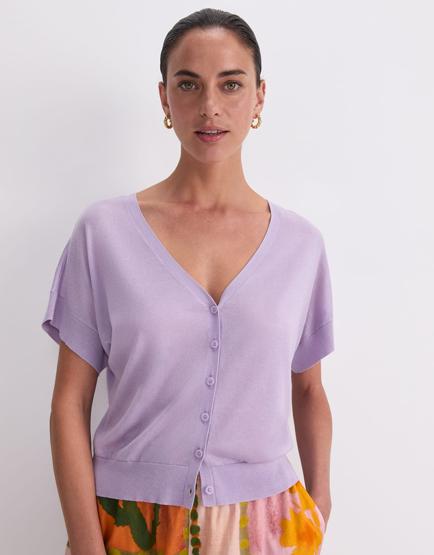 Sportscraft - Silk Blend Reversible Knit