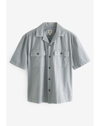 NEXT - Linen Blend Short Sleeve Shirt with Cuban Collar