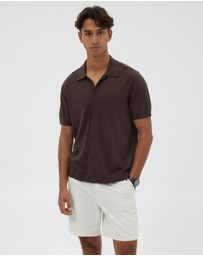 AERE - Linen Blend Knit Shirt
