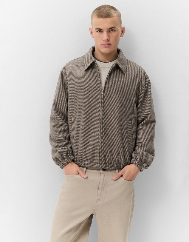 UNISON - Wool Blend Bomber Jacket
