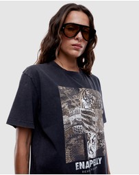 ENA PELLY - Mixed Animal Tee