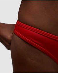 TOPSHOP - Miami Frill High Leg Brief Bikini Bottoms