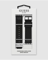 GUESS - Guess Apple Band - Black & Gun Metal Frontier Silicone Stones 42/44/45mm
