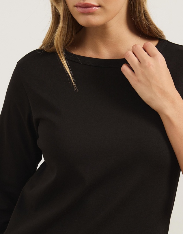 Atmos&Here - Cotton 3/4 Sleeve T-Shirt