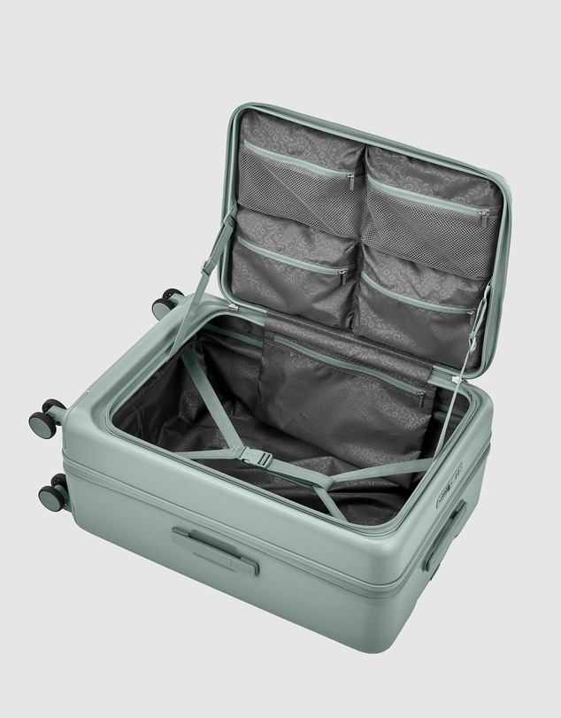 American Tourister - Velox Check-In Medium 68cm Suitcase Expandable Book Opening