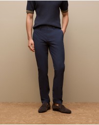 Trenery - Slim Fit Chino Pant in Navy
