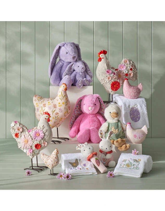 Jiggle and Giggle - Floral Lilac Bunny Medium