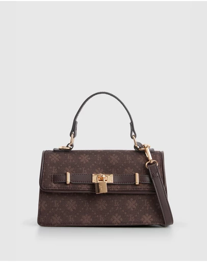 Laura Jones - Jacquard Top Handle Bag