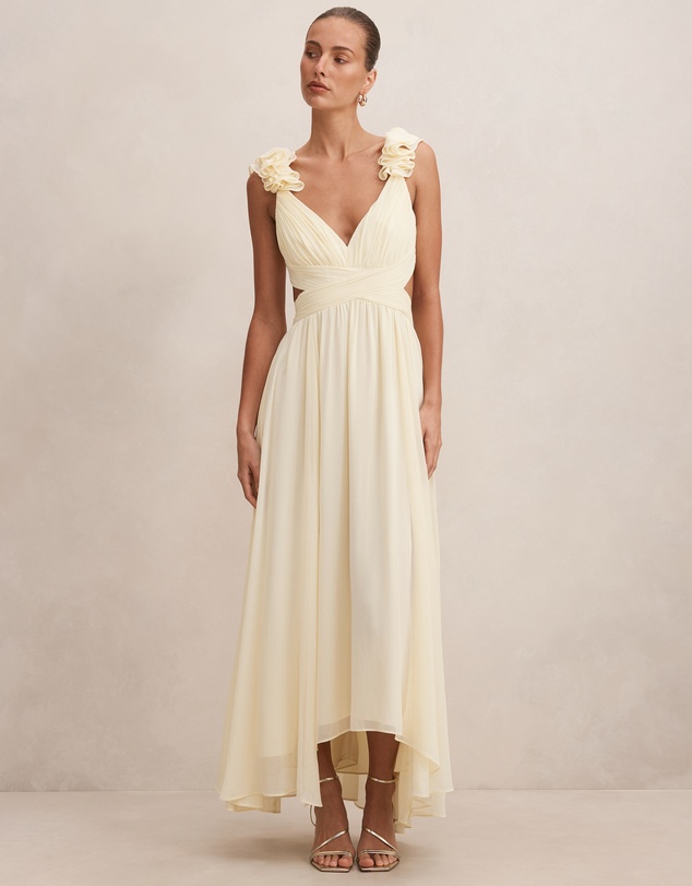 Forever New - Selena Ruffle Shoulder Maxi Dress