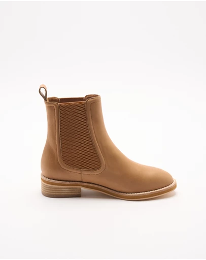 Walnut Melbourne - Cora Leather Boot